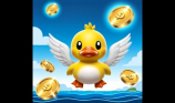 A Duck Collecting Coins
