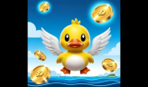 A Duck Collecting Coins A Duck Collecting Coins
