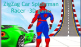 ZigZag Car Spiderman Racer -3D